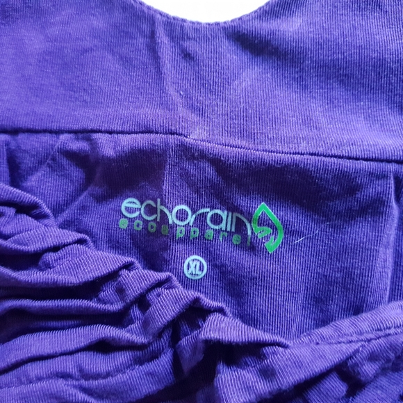 Eco Rain XL Purple Sleeveless Top - Picture 3 of 4